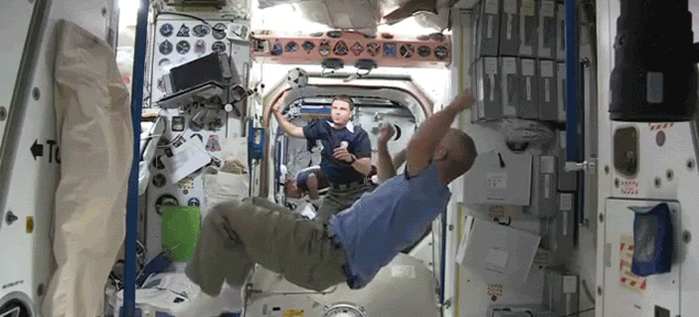 Playing Soccer In Space Looks More Fun Than Playing In The World Cup