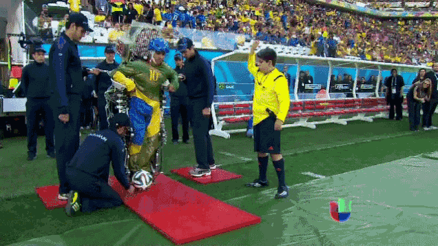 Watch A Mind-Controlled Cyborg Leg Make The World Cup’s First Kick