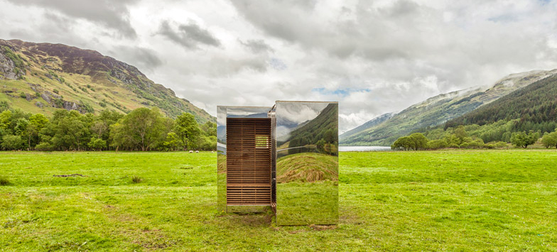 This Lookout Made Of Mirrors Can Hide In Plain Sight