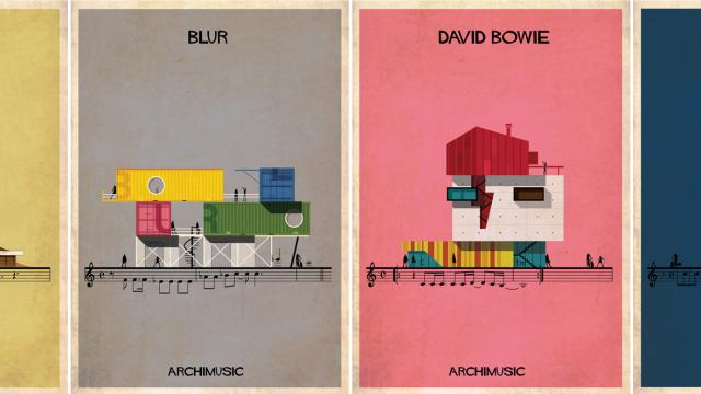 Imagining Famous Music As New Architectural Designs