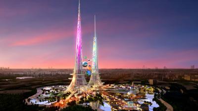 The Insane Plan To Build The World’s Tallest Towers In A Lake In China