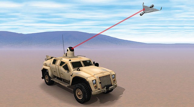 US Navy Wants To Mount An Anti-UAV Laser On A Hummer — A Hummer!