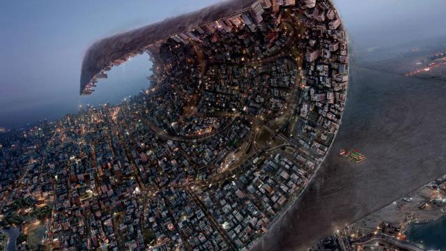What Would It Look Like If You Could Peel A City Off Earth’s Crust?