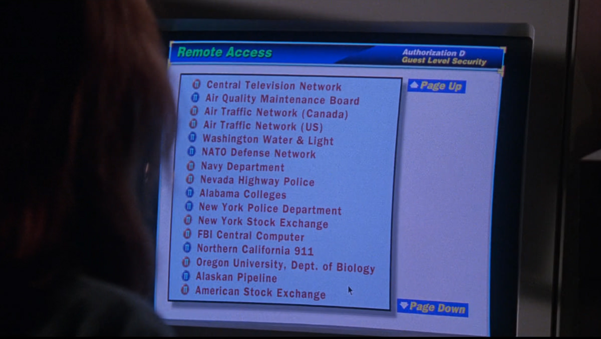 Welcome to The Net: every webpage from the 1995 movie The Net - Trivia Happy