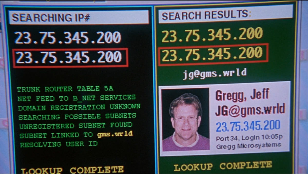 Every Web Page From The 1995 Movie The Net