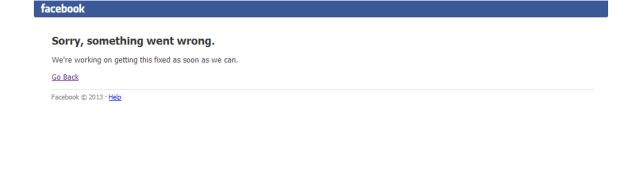 Facebook Is Down (Updated: It’s Fixed!)