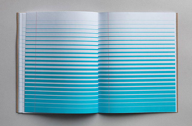 Write Way Outside The Lines With This Trippy Ruled Notebook