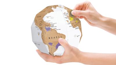 A Scratch-Off Globe Helps Keep Track Of Your Country-Hopping