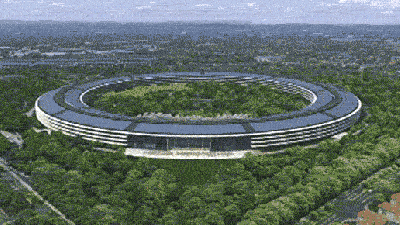 This Flyover Shows What Apple’s New HQ Will Look Like From The Air