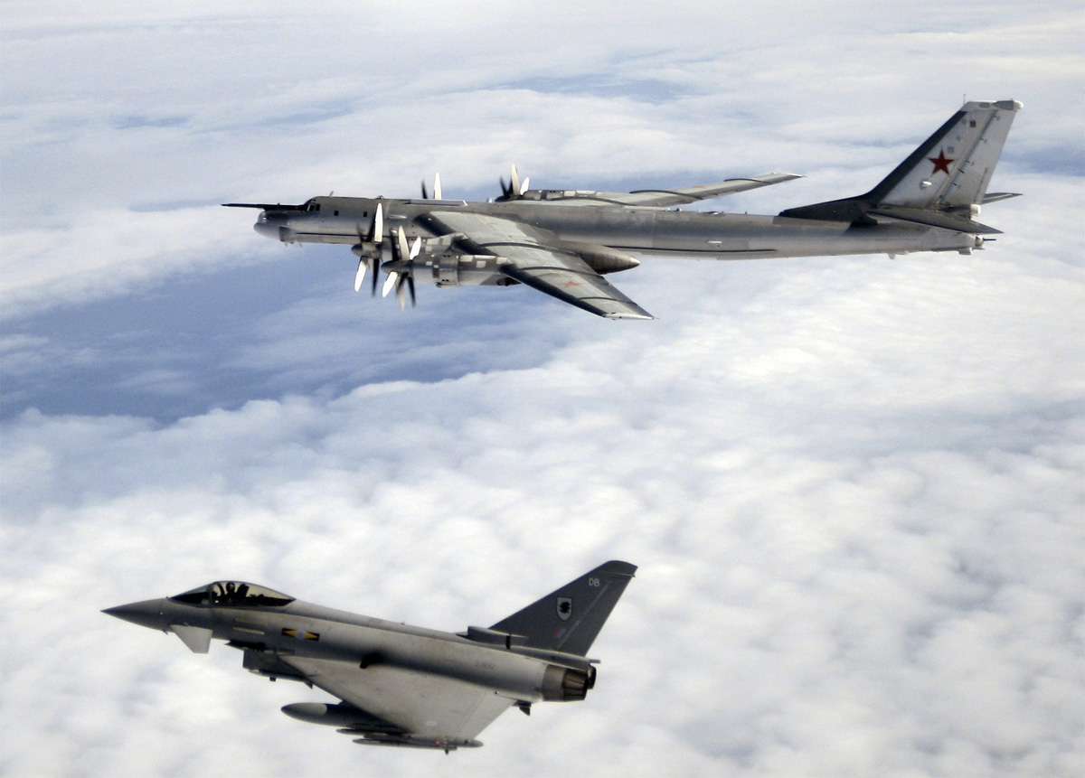 27 High-Tension Photos Of American Jets Intercepting Russian Warplanes