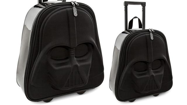 A Vader Suitcase Can Even Squeeze Into A TIE Fighter’s Overhead Bins