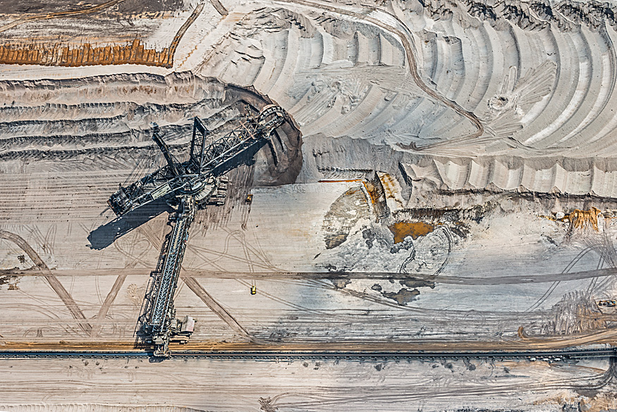 Aerial Photos Of Coal Mining Pits Are Sublime And Terrifying
