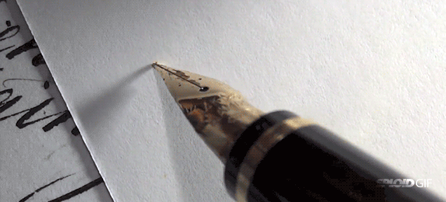 Beautiful Calligraphy Video May Cause Pleasing Tingling Overdrive