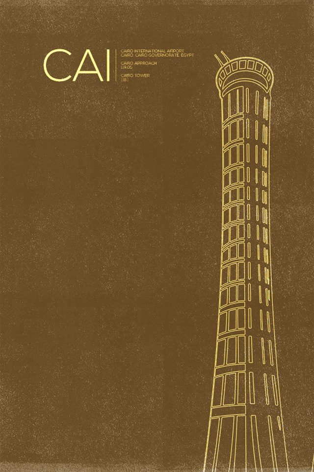 10 Graceful Posters Immortalising The World’s Air Traffic Control Towers