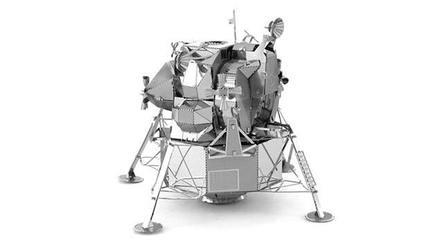 Test Your Origami Skills With This Intricate Metal Apollo Lunar Lander
