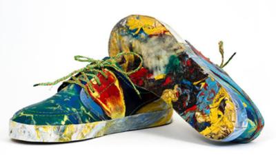 Watch Plastic Ocean Junk Become A Pair Of Wild Multi-Coloured Sneakers