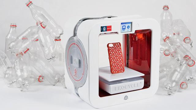 A 3D Printer That Turns Coke Bottles Into Whatever You Can Imagine
