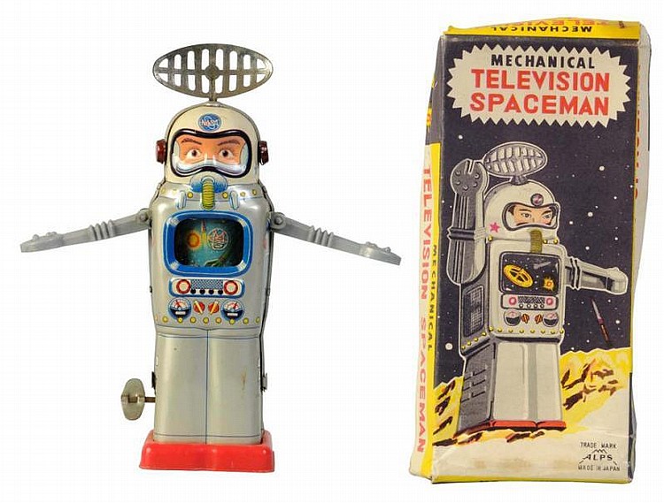 7 Humanoid Toy Robots From The Original Space Age