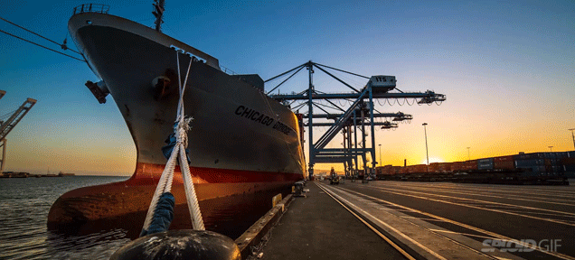 Fascinating Time-Lapse Video Shows One Month Of Activity At A Busy Port