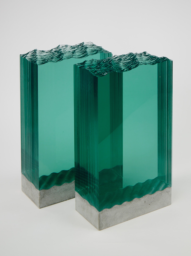 This Australian Artist Sculpts Panes Of Glass Into 3D Oceans