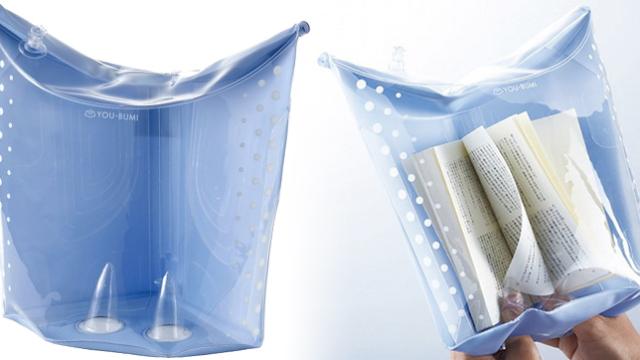 Read In The Rain With This Inflatable, Waterproof Life Jacket For Books