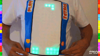 You Can Actually Play Tetris On This Electronic T-shirt