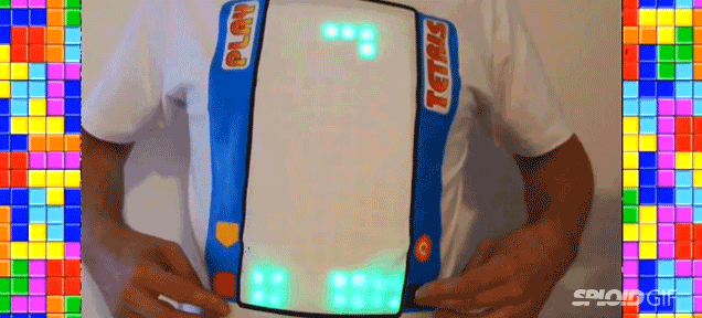 You Can Actually Play Tetris On This Electronic T-shirt