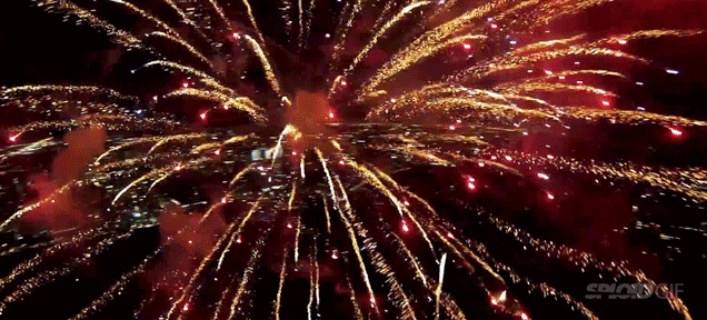 This Video Makes You Feel Like You Are Flying Through Fireworks