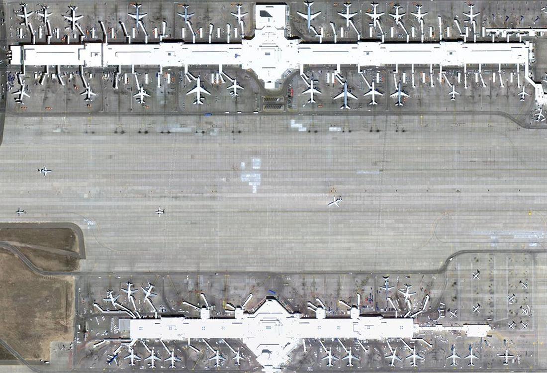 Satellite Pictures Of Airports Reveal Their Amazing Complexity