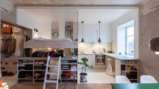 This Tiny Apartment Is Built Inside A 30-Year-Old Storage Unit