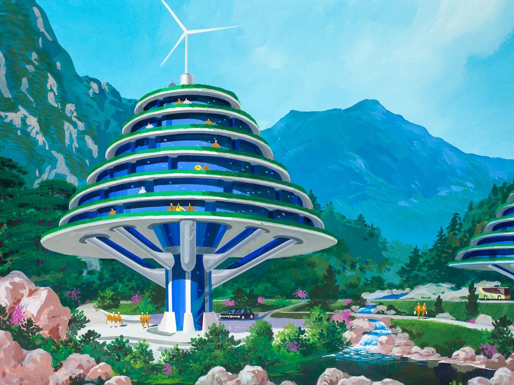 How North Korean Architects Imagine The Future Of Cities
