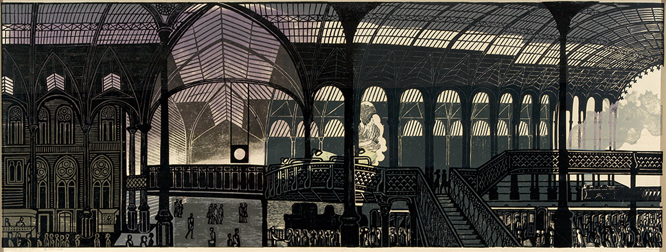 London Has Never Looked Better Than In These Mid-Century Linocuts