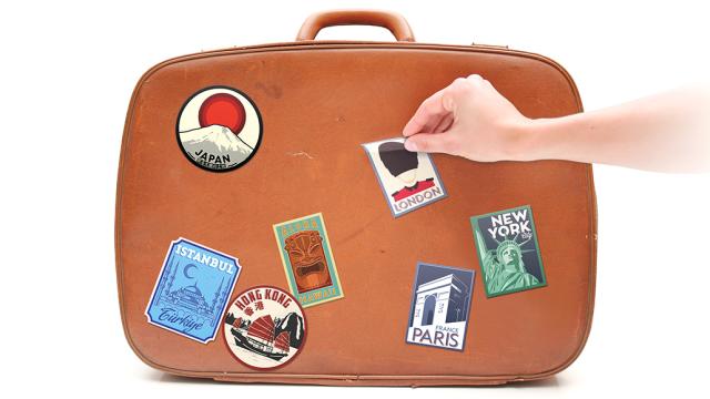 Modern Luggage Decals Let You Humblebrag About Your Travels