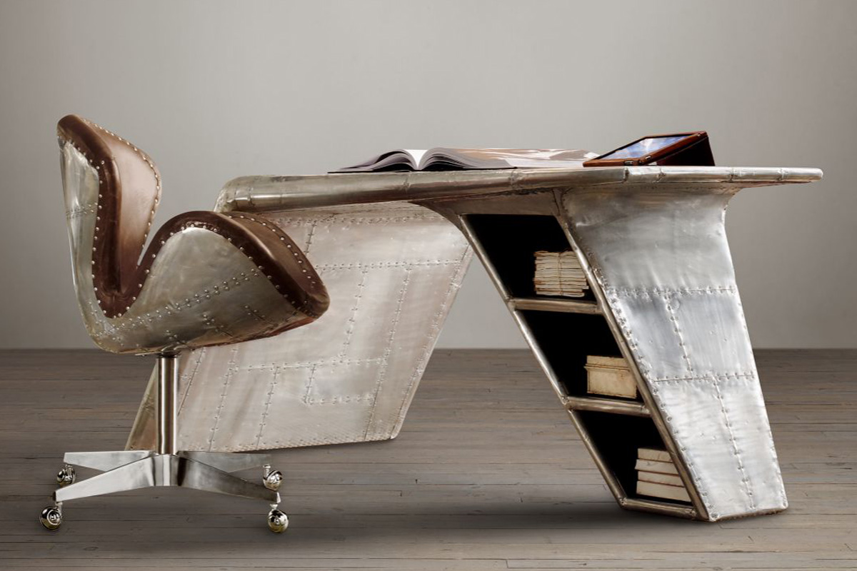 13 Designs That Bring Reclaimed Aeroplane Parts Into Your Home