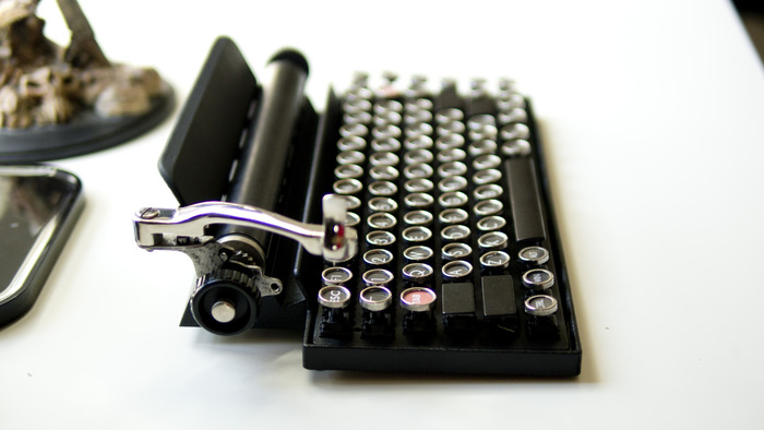 This Vintage Typewriter Is Actually A Keyboard For Your Tablet