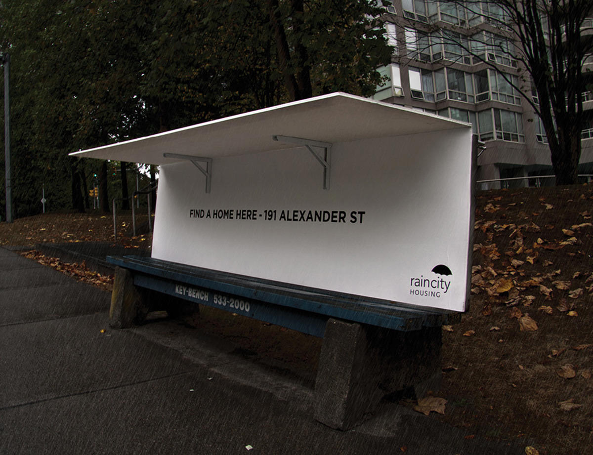 This Ad For A Homeless Shelter Is Also A Mini Homeless Shelter