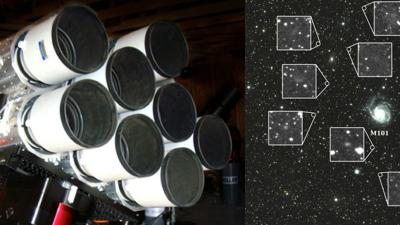 Astronomers Invent New Telescope By Tying Telephoto Lenses Together
