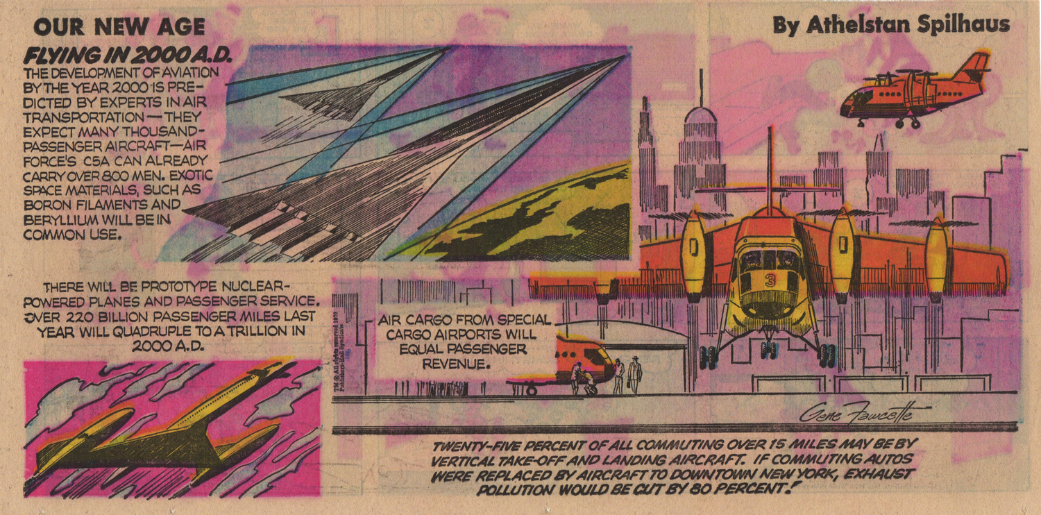 1970 Predicts: 25% Of Commuters Will Use Flying Machines By 2000