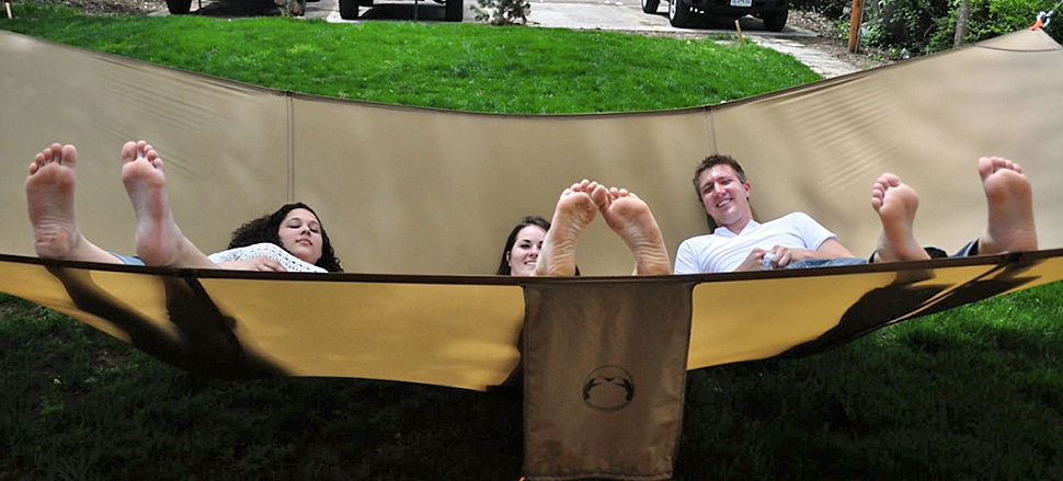 Your Entire Family Can Fit On This Mega Hammock