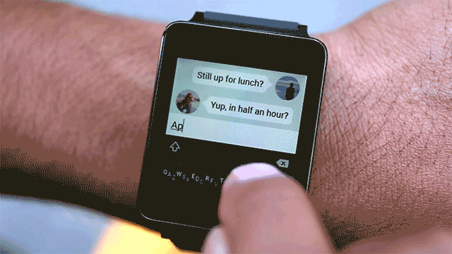 The Least Stupid Way To Type On A Smartwatch