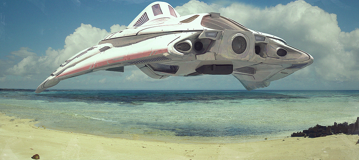 Stunning Sci-Fi Concept Sketches Are Actually 3D Renders