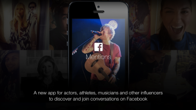 Facebook’s Newest App Is Just For Celebrities