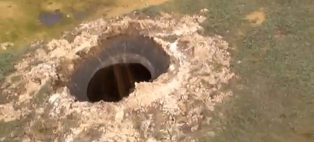 How That Giant Hole In Sibera Could Have Formed