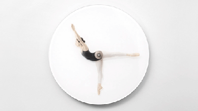The Hours Gracefully (And Vaguely) Tick By On This Ballet Clock