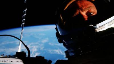 Buzz Aldrin: Second Man On The Moon, But First To Take A Space Selfie