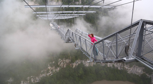 World’s Longest Pedestrian Suspension Bridge Opens — And You Can Jump Off It