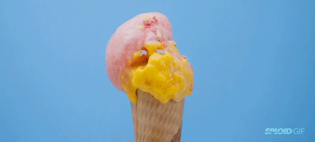 Nothing Says Summer Like These Slowly Melting Ice Cream Time-Lapses