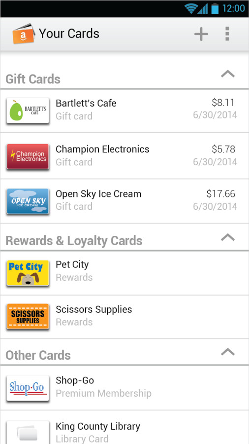 Amazon Wallet: Gift Card Central For The Everything Store