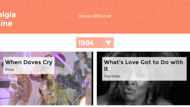 A Website That Warps You Back To The Hit Songs Of Your Youth