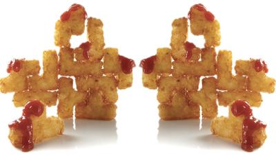 Where’s The Straight Line Piece For These Tetris Tater Tots?!